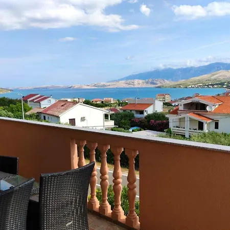 Crljenko With Sea View Pag Town